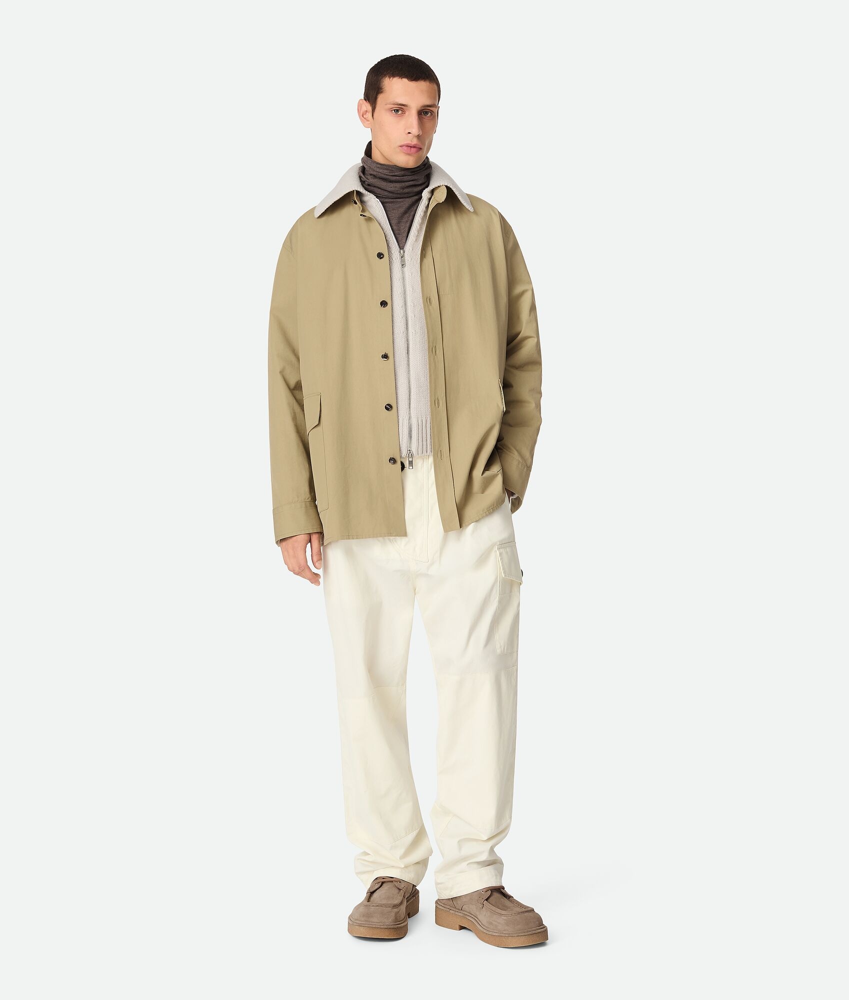 Light Cotton Twill Trousers - 6