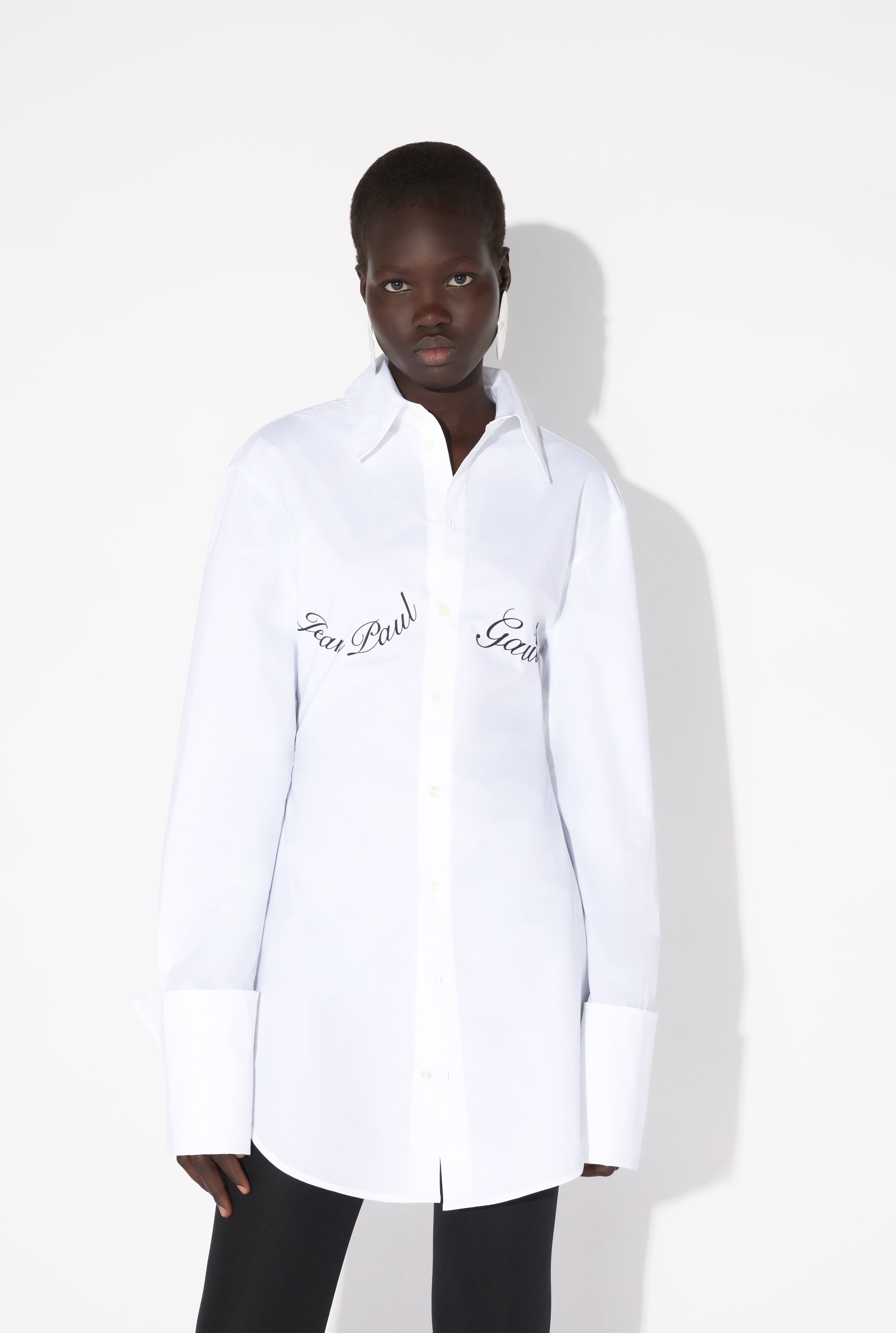 THE WHITE JEAN PAUL GAULTIER PRINT SHIRT - 3