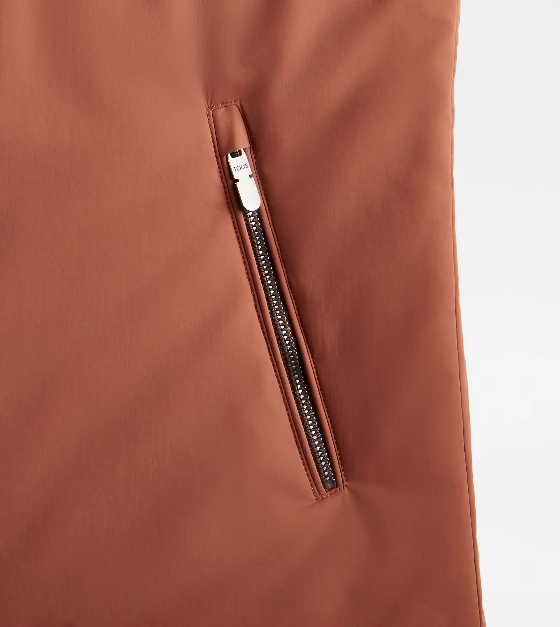 GILET IN TECHNICAL FABRIC - ORANGE - 7