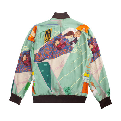 Yohji Yamamoto Vintage Yohji Yamamoto Vintage Silk Reversible Bomber 'Multicolor' outlook