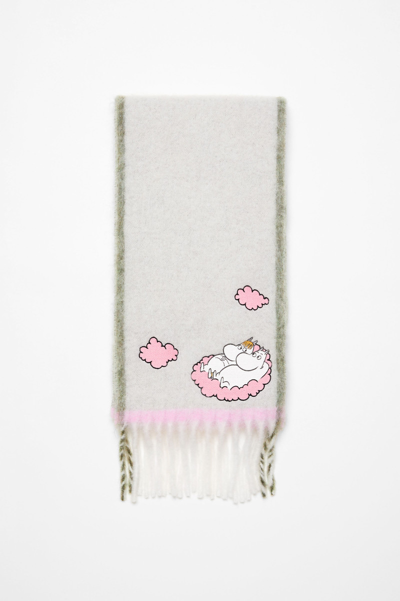 Scarf Acne Studios x Moomin - Light grey 1