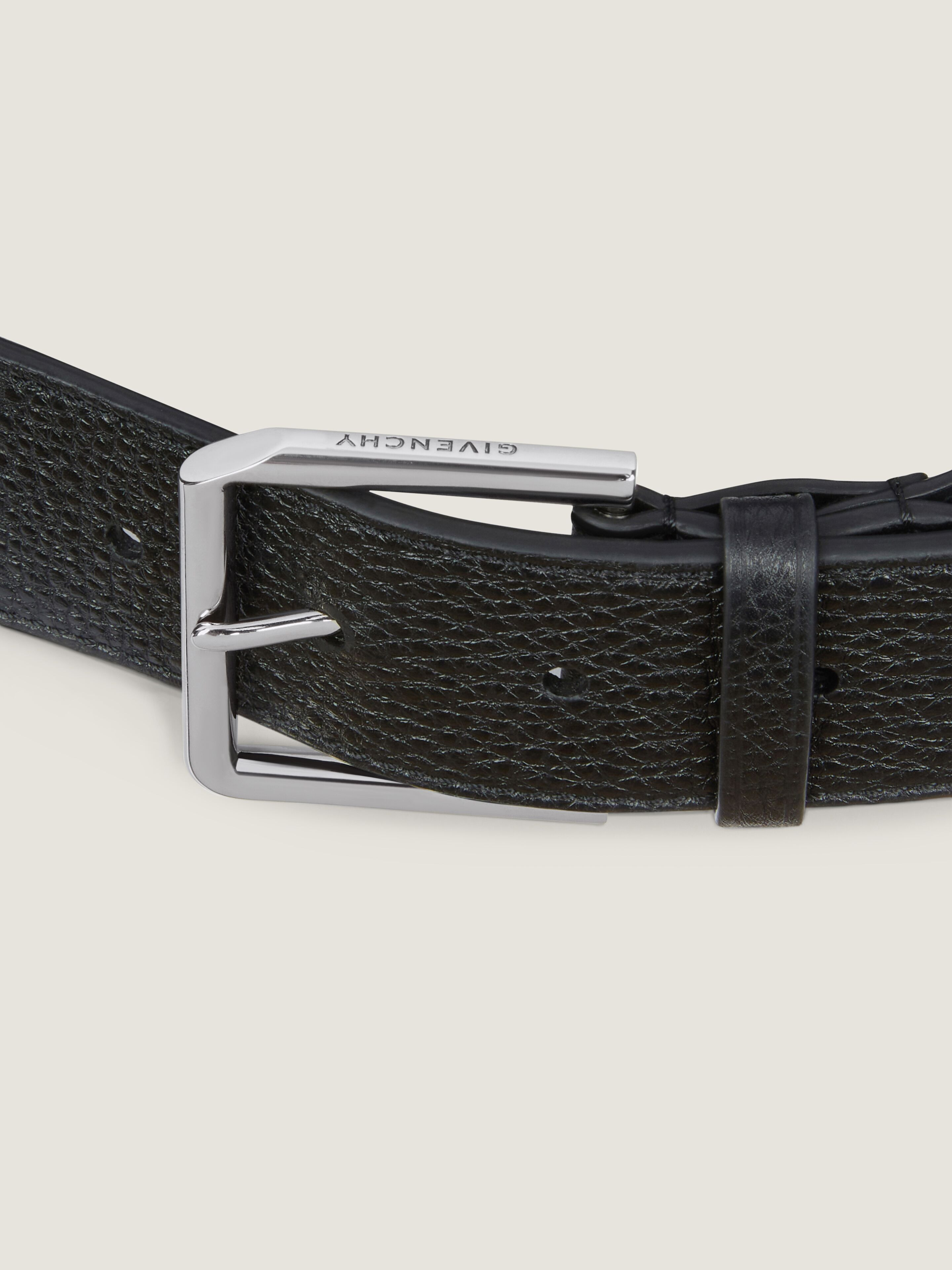 LONG BELT IN GRAINED LEATHER - 4