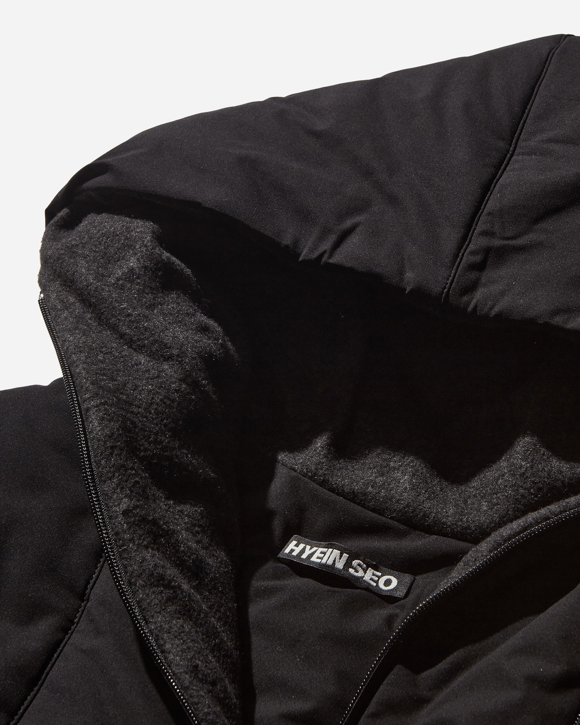 Women's Padded Crop Jacket with Gloves Black - 5