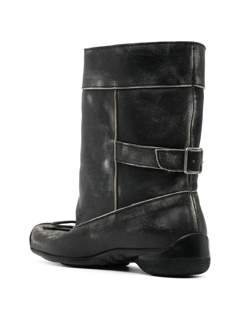 floral-stud ballet biker boots 3