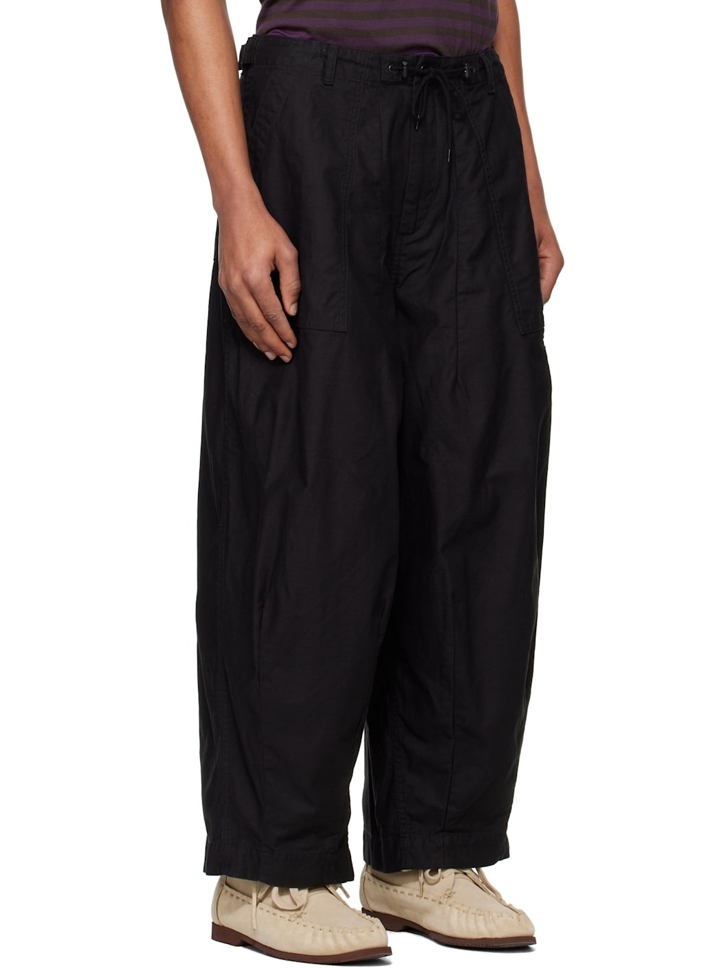 Black H. D. Trousers - 2