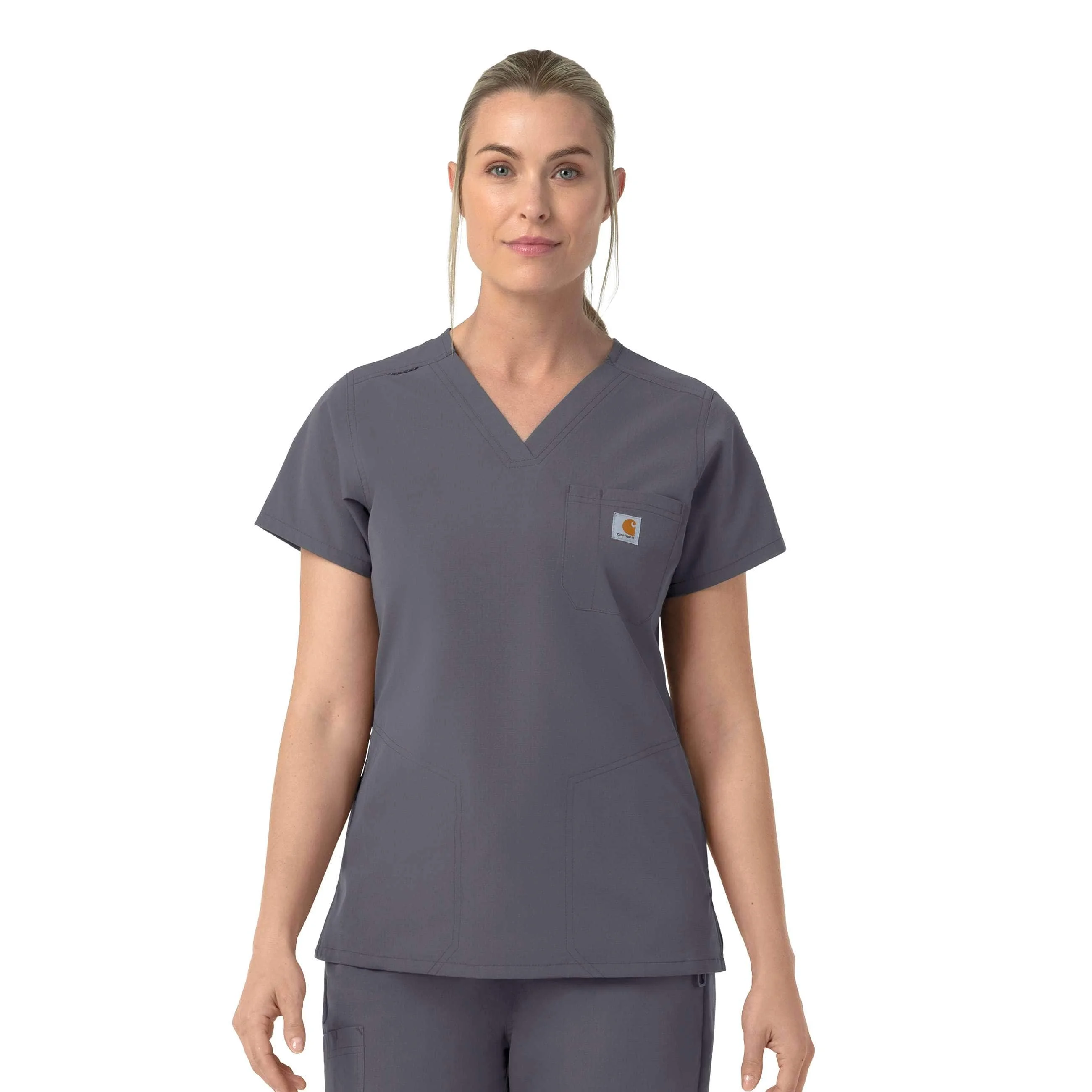 Women's Rugged Flex FLD V-Neck Scrub Top - 1