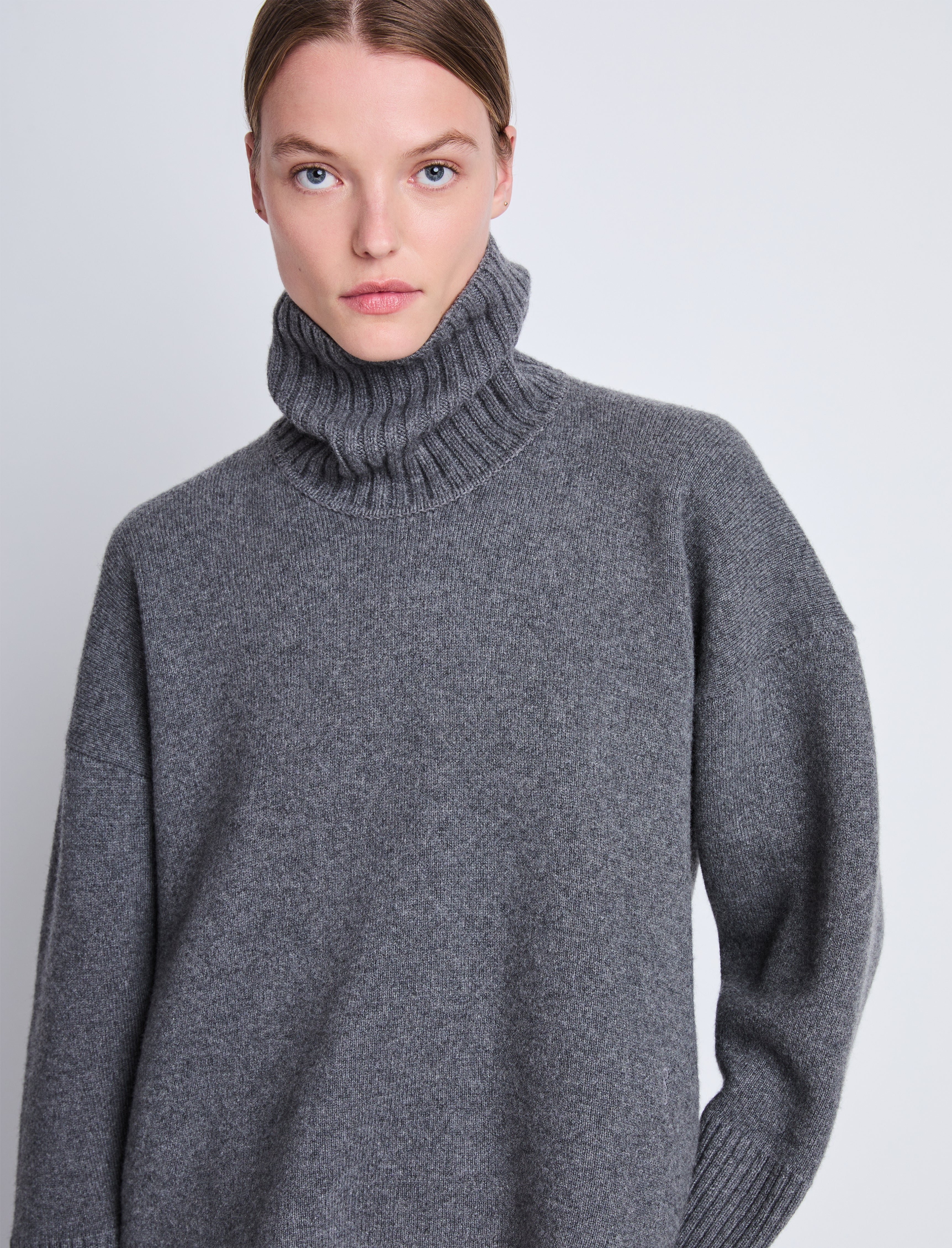 Sandra Turtleneck in Eco Doubleface Cashmere - 6
