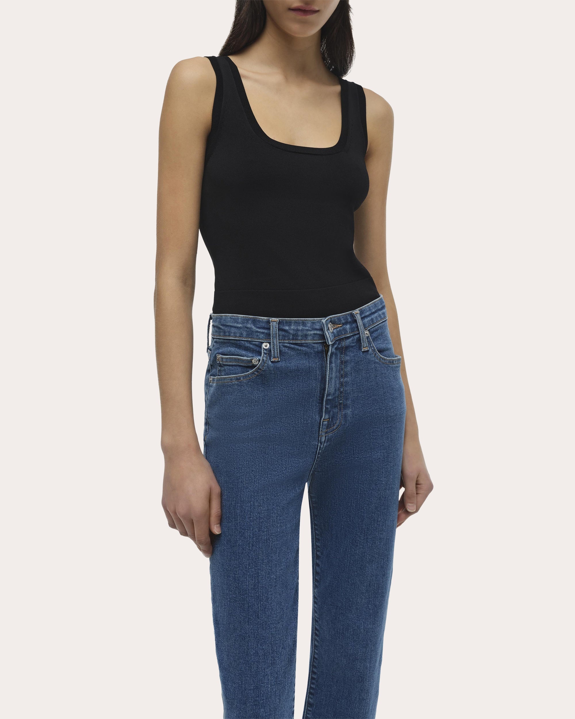 River High-Rise Straight-Leg Jeans - 4