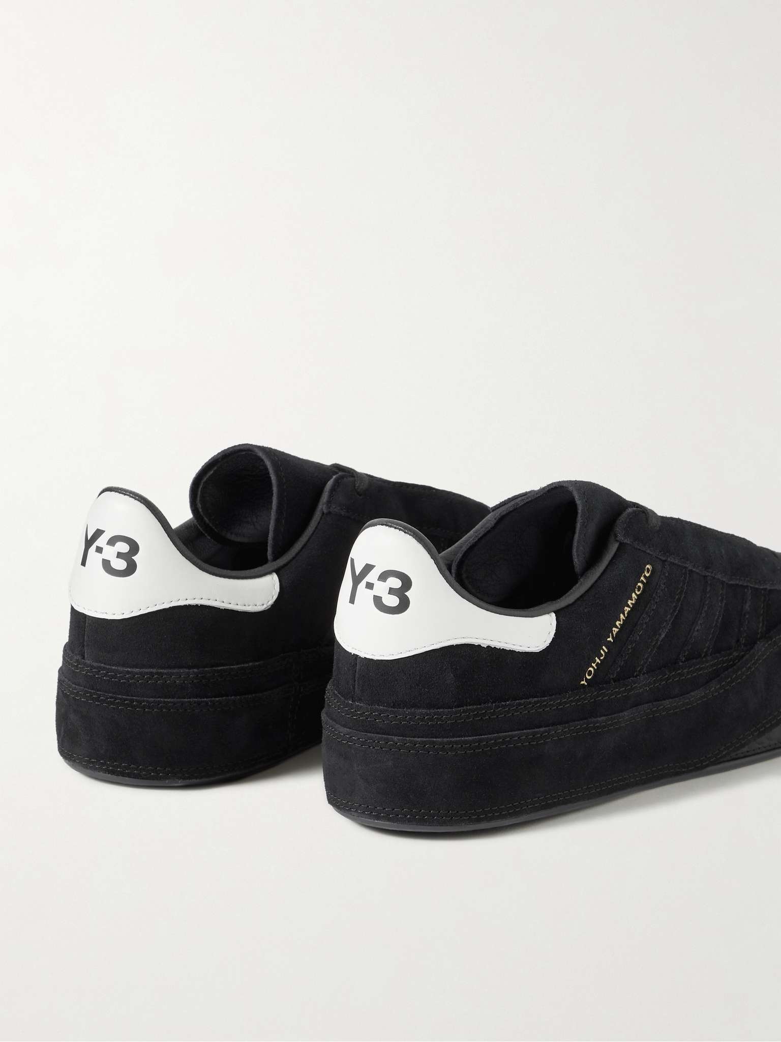 Gazelle Leather-Trimmed Suede Sneakers - 5