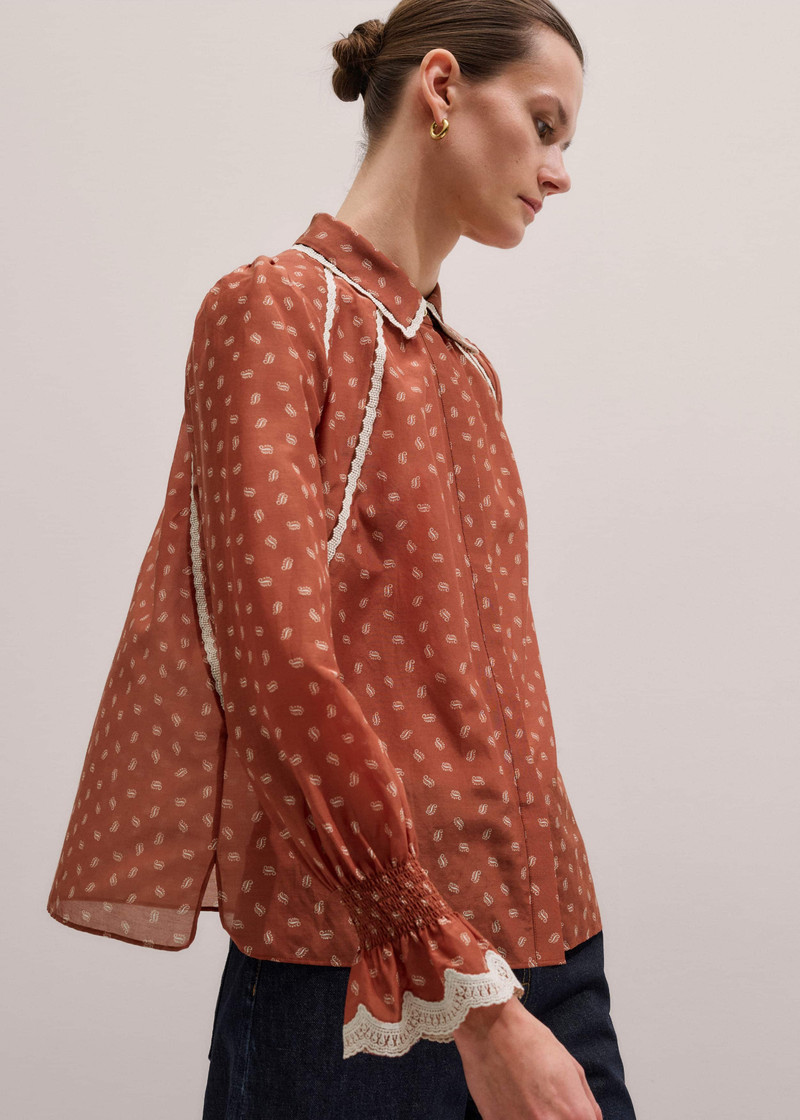 Trim Detail Blouse 4