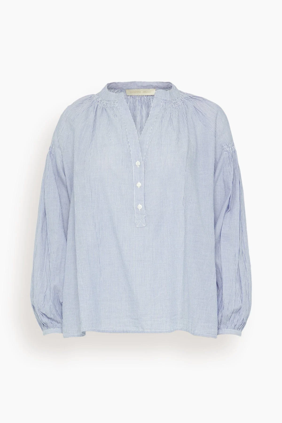 Nipoa Top in Blanc/Bleu - 1