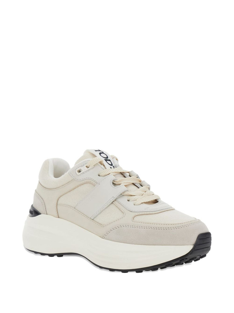 Tod's lace-up platform sneakers outlook