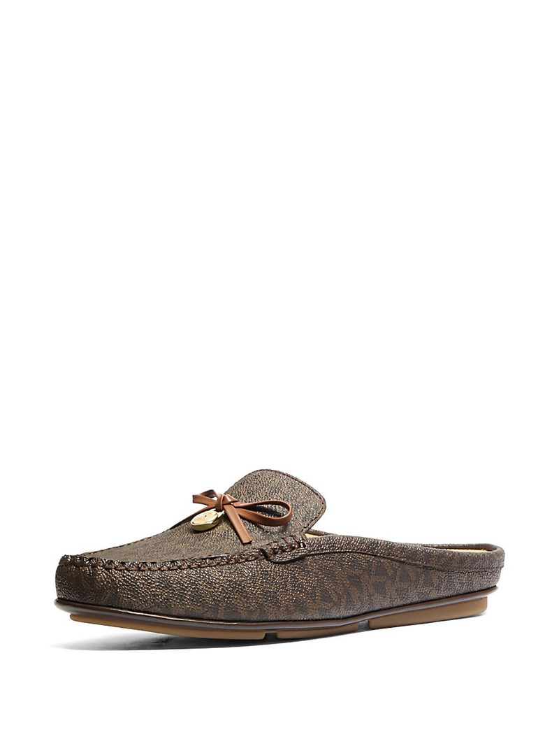 Greta monogram-pattern mules 3
