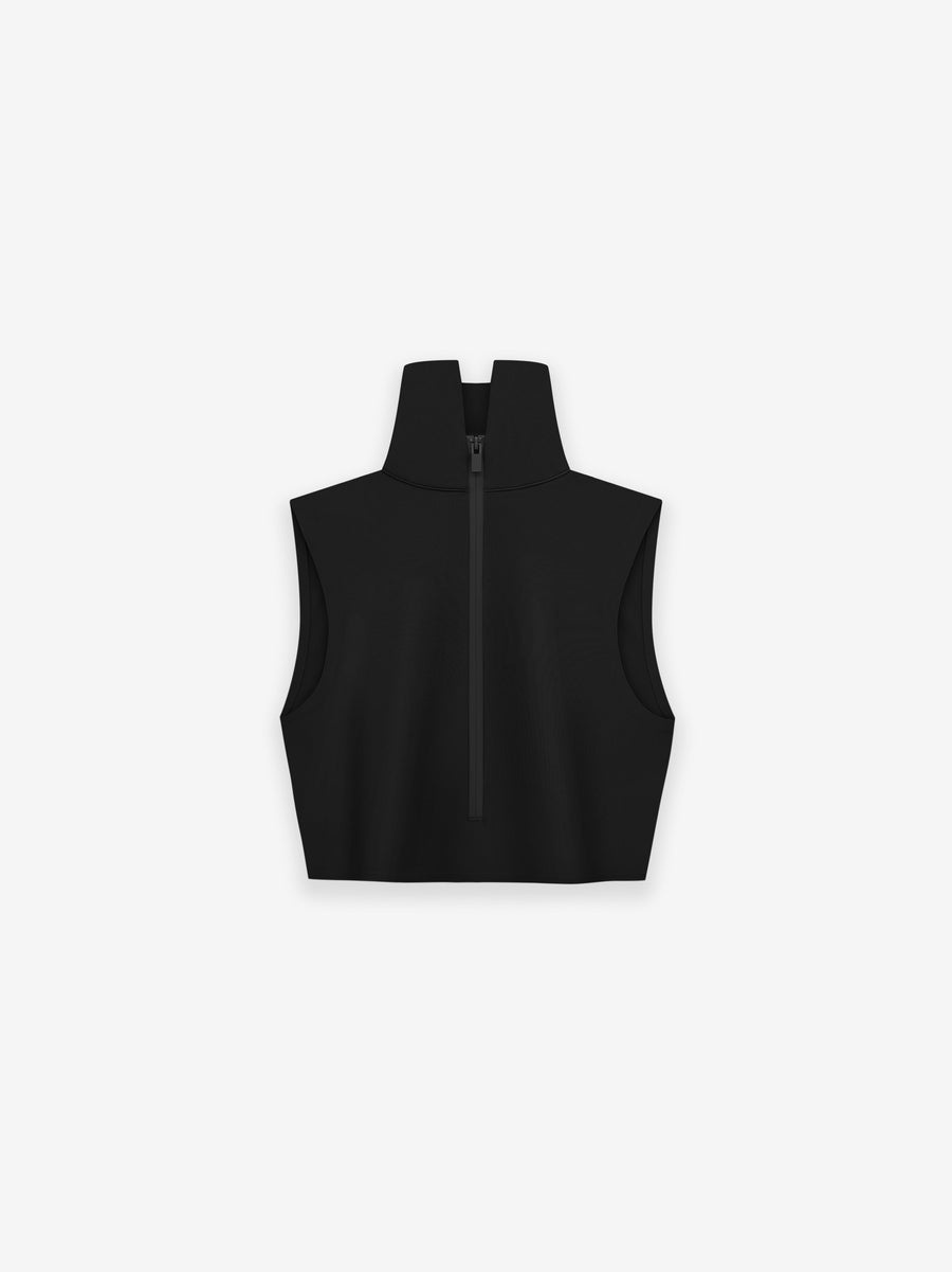 WOMENS HIGH NECK CROP TOP - 2
