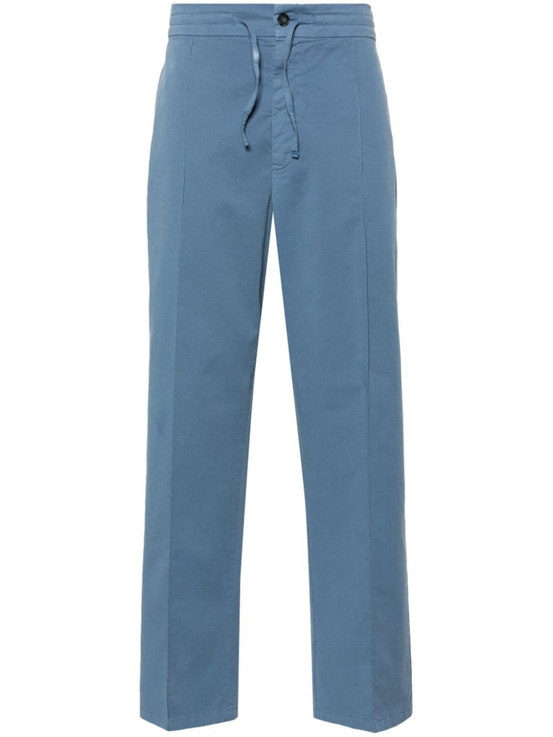 mid-rise tapered trousers 1