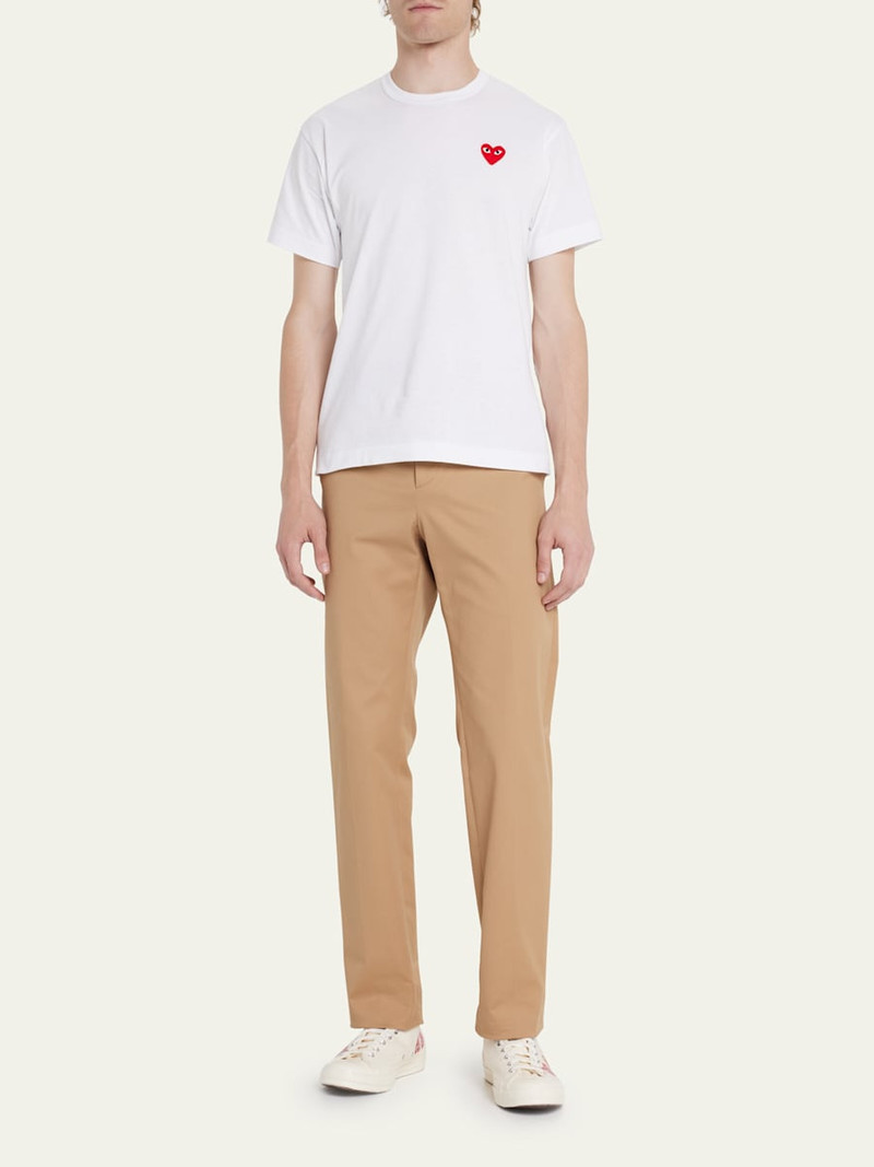 Comme Des Garçons Men's Cotton Jersey Heart T-Shirt outlook