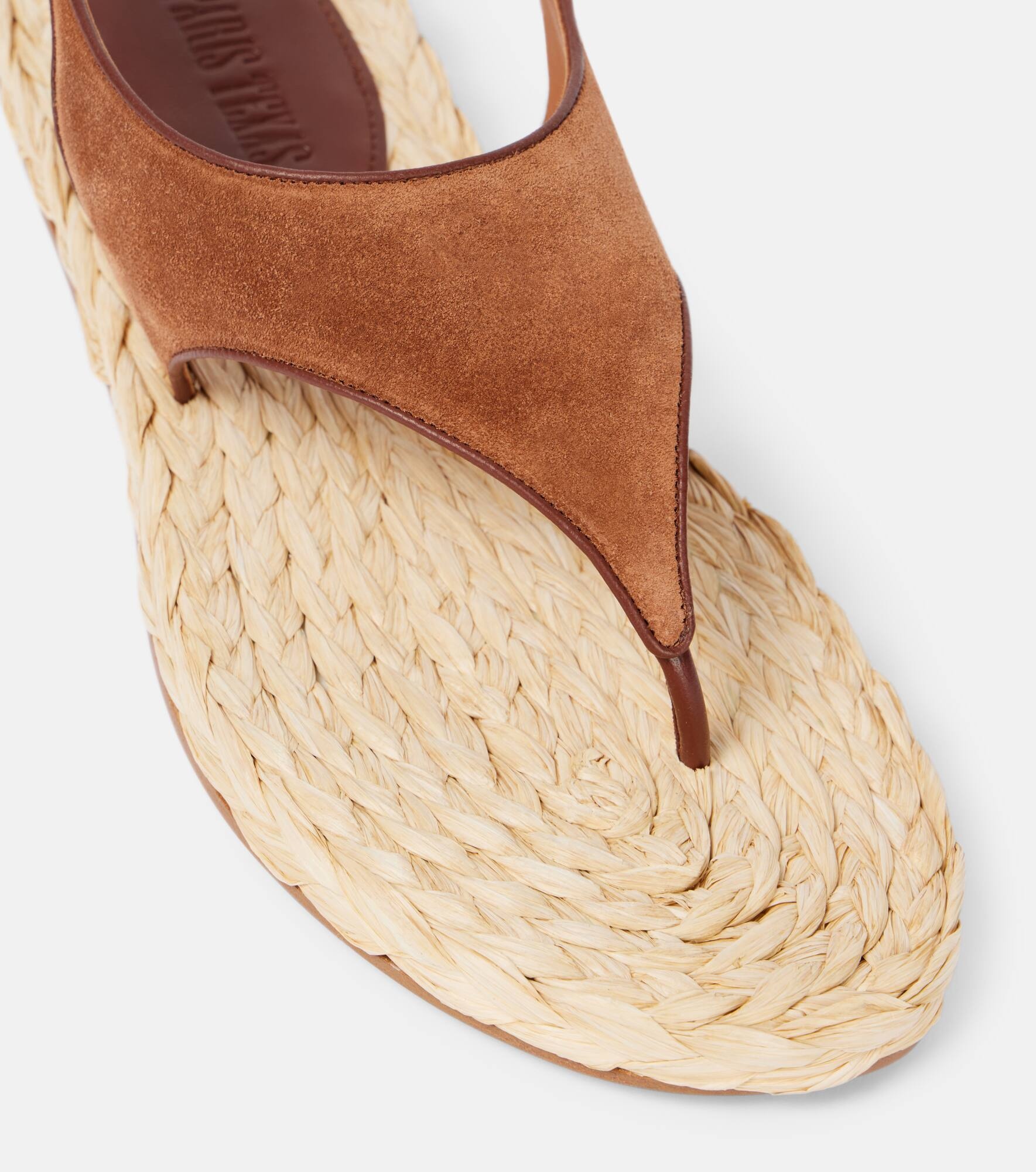 Amalfi suede thong sandals - 5