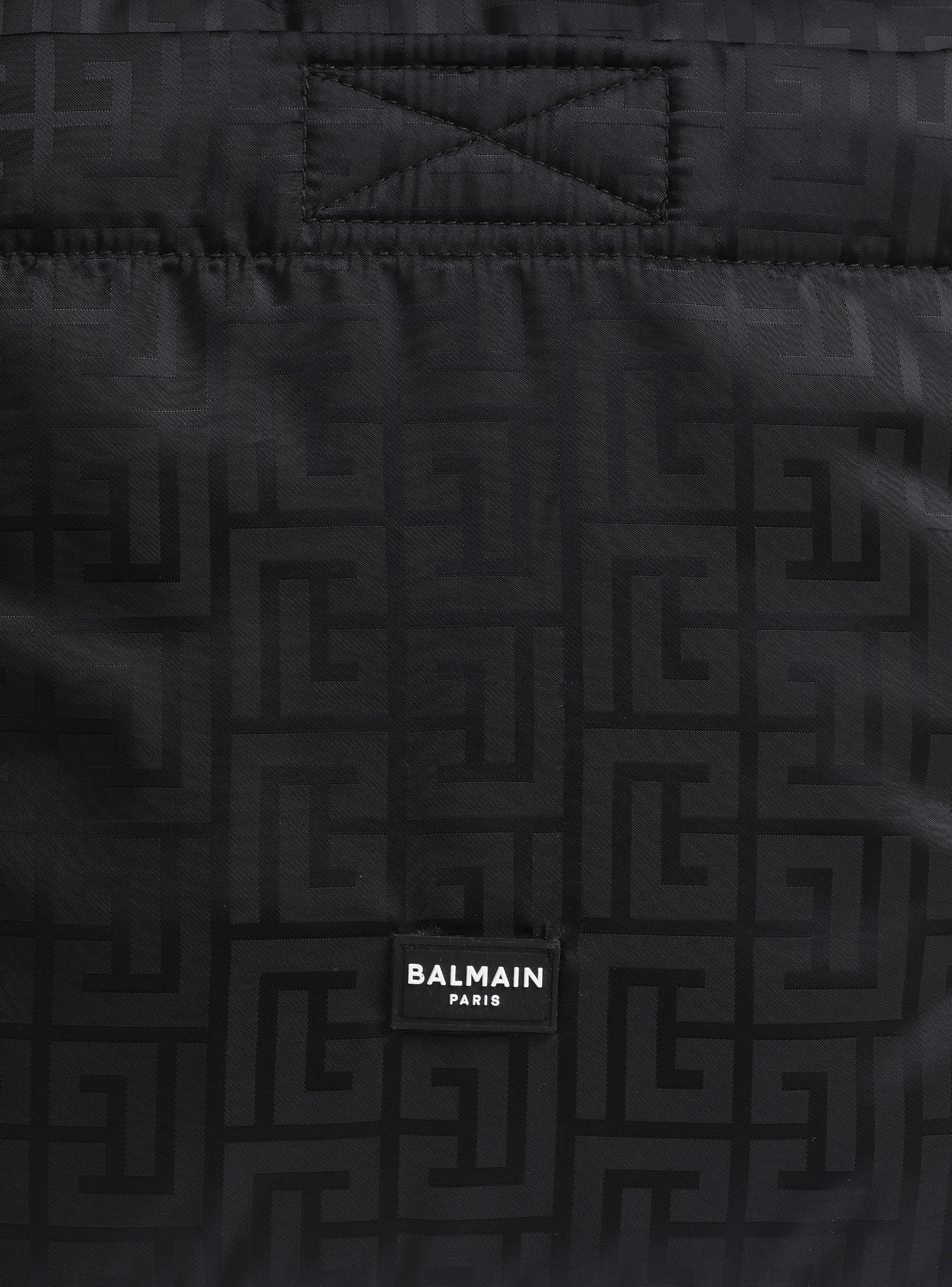 Balmain monogram nylon scarf - 3