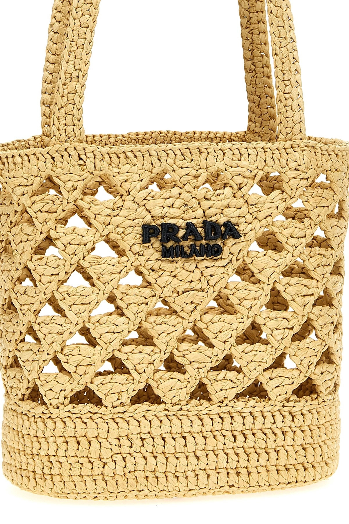 Crochet logo handbag - 4