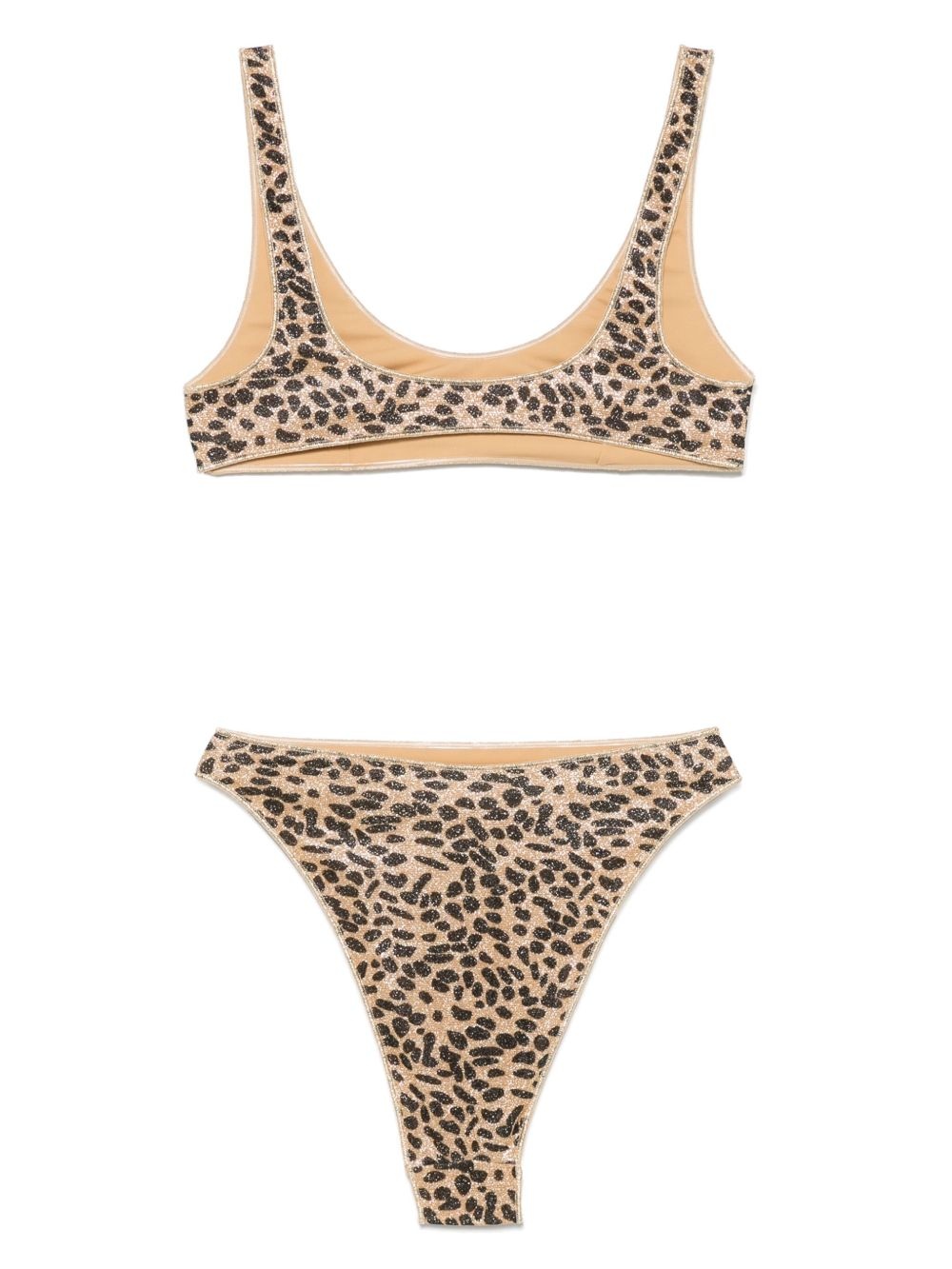 leopard-print bikini - 2