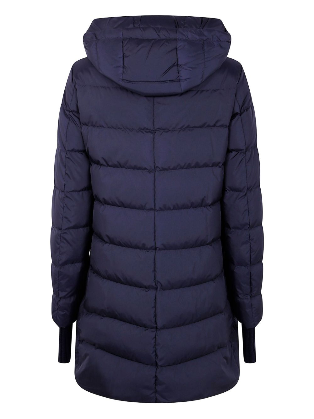 attached-hood quilted coat - 2