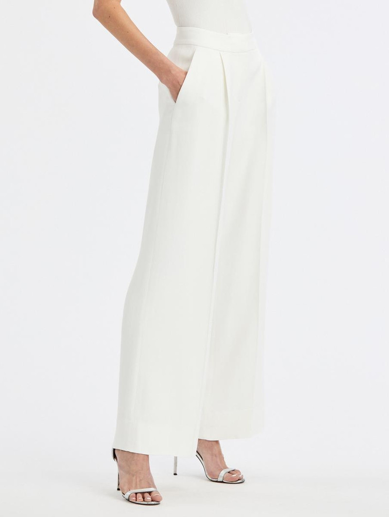 Oscar de la Renta HIGH WAISTED WIDE LEG PANTS outlook