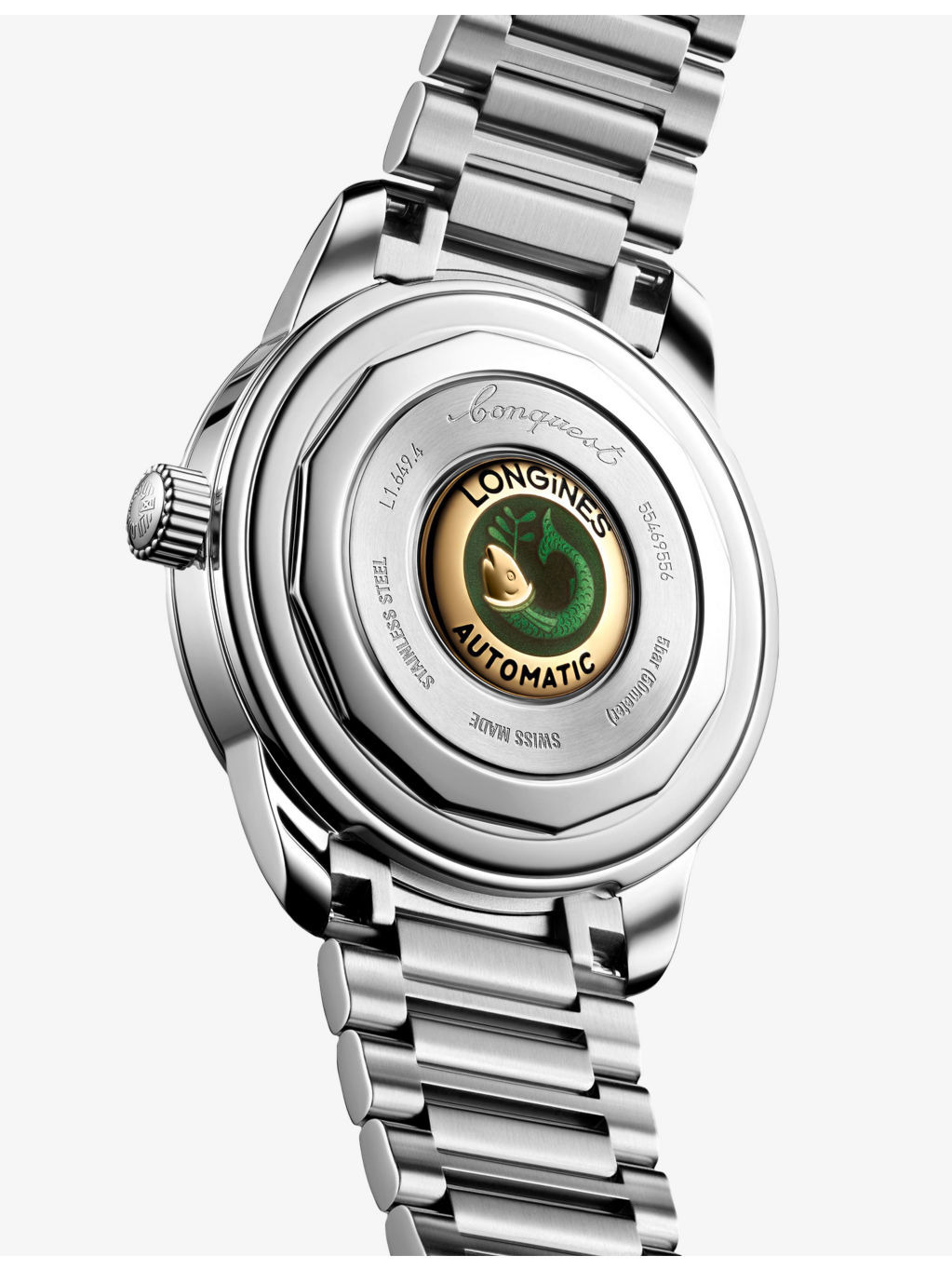 L1.649.4.52.6 Conquest Heritage Stainless-Steel Automatic Watch - 5