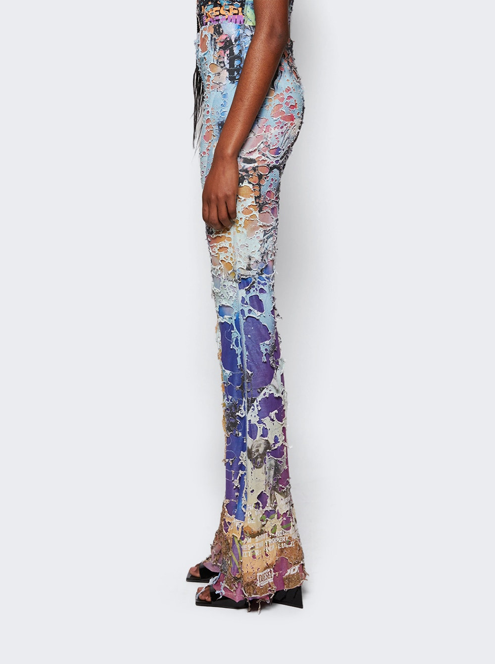 P-mayim Flared Pants Light Blue - 4