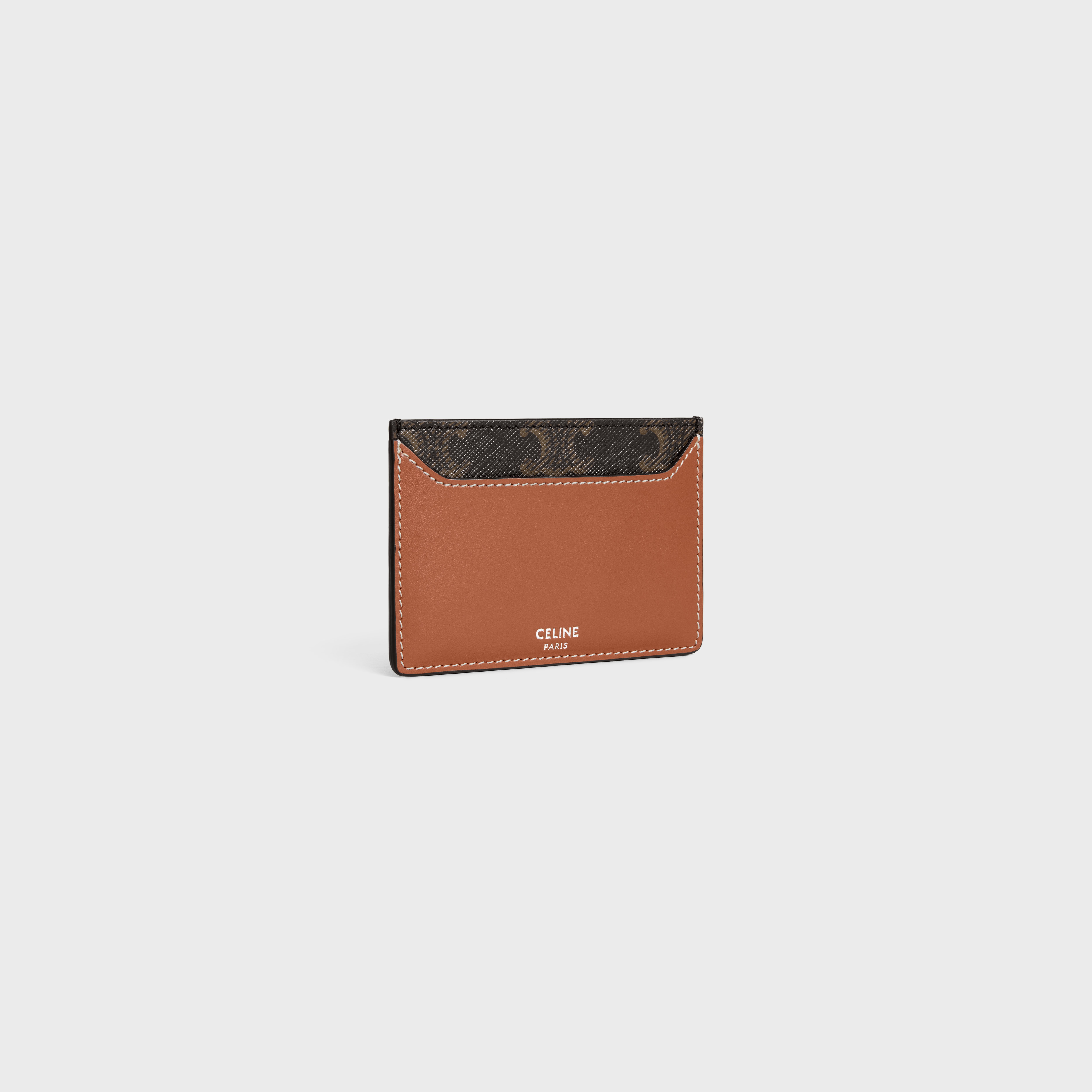 CARD HOLDER in Triomphe canvas and calfskin - 2