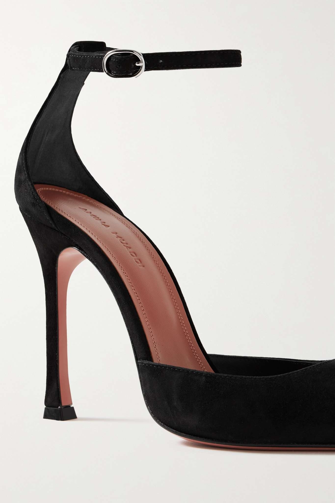 Kim suede point-toe pumps - 4