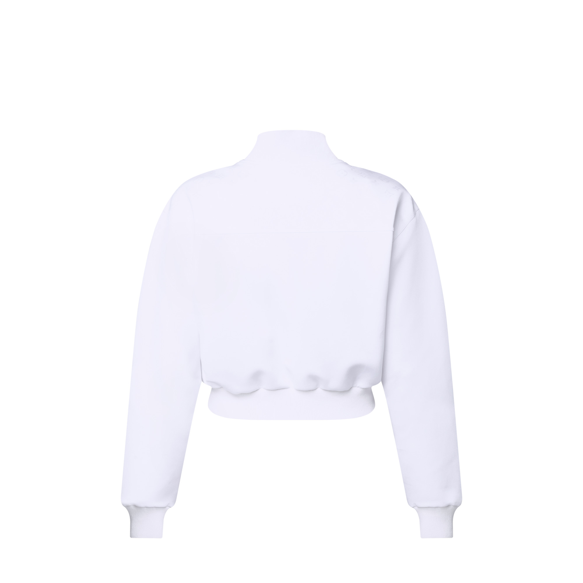 Cropped Technical Jersey Bomber Jacket - 3