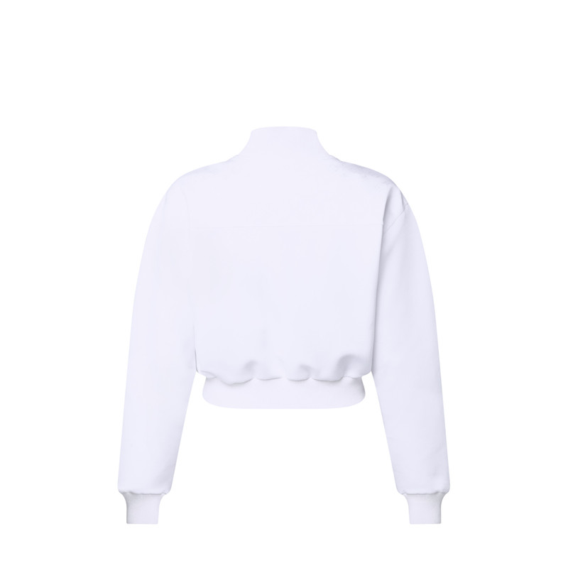 Cropped Technical Jersey Bomber Jacket 3