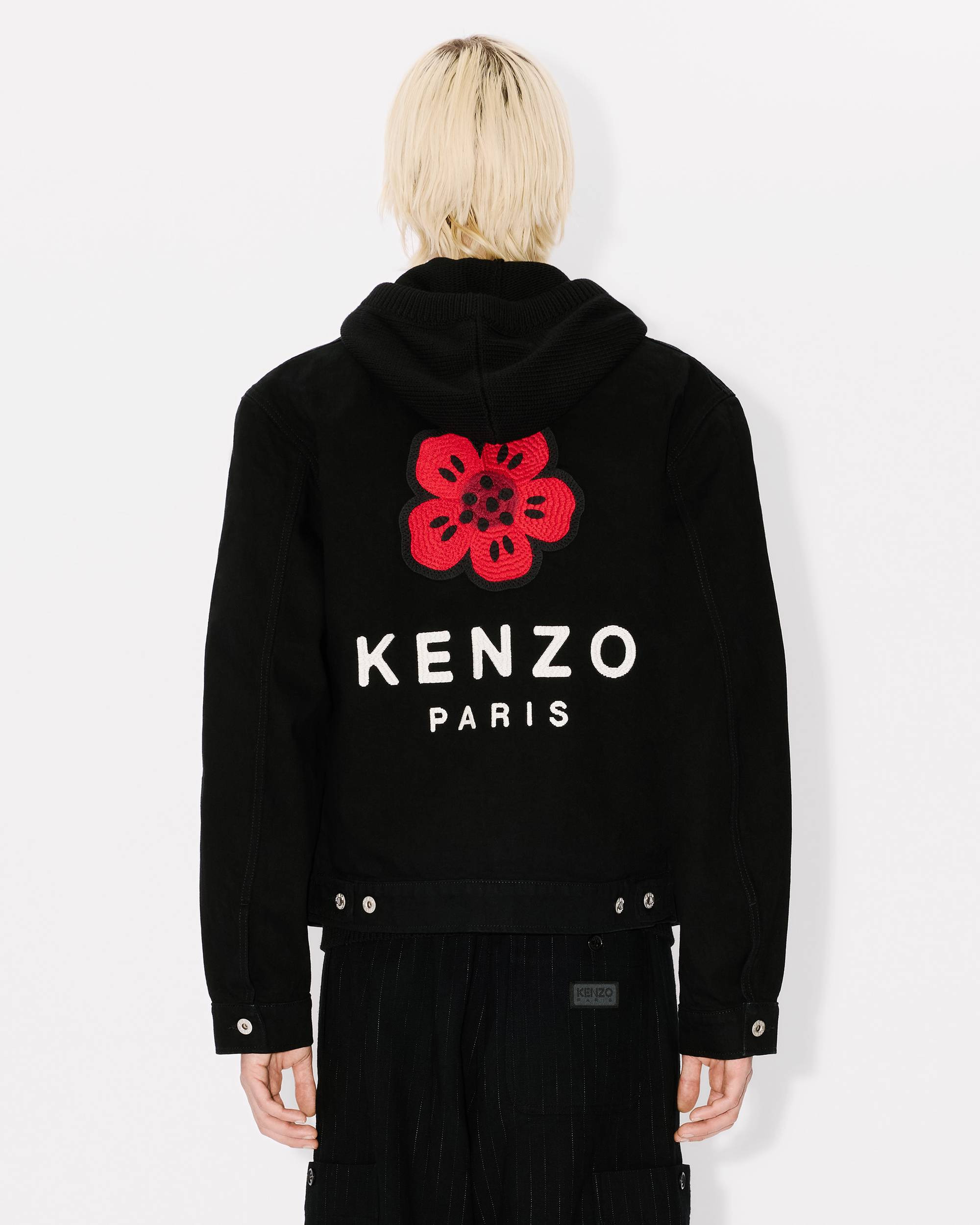 'Boke Flower' trucker Kuroki denim jacket - 5