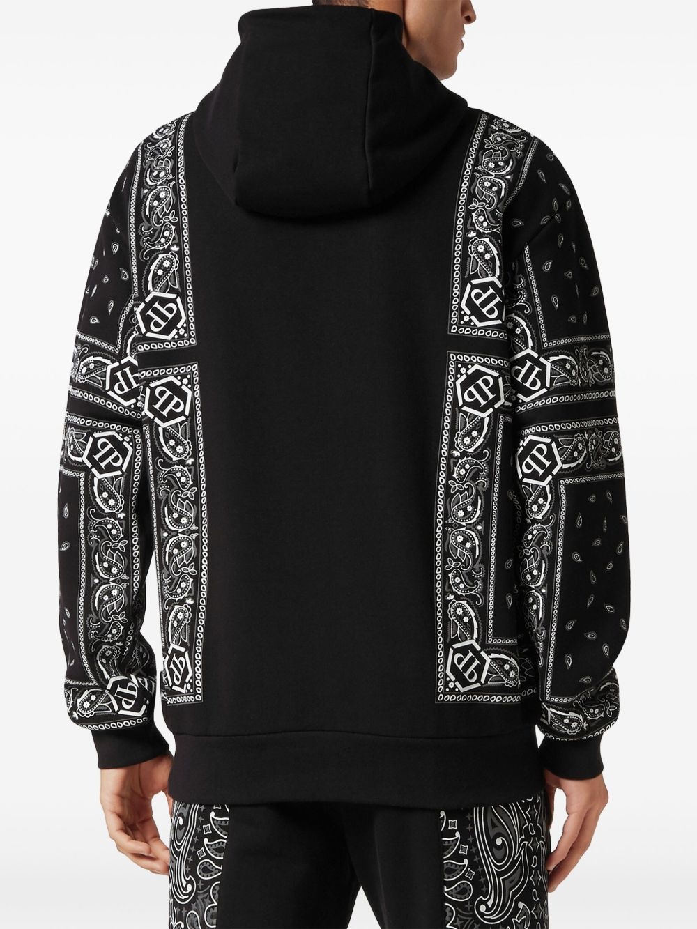 paisley-print hoodie - 3