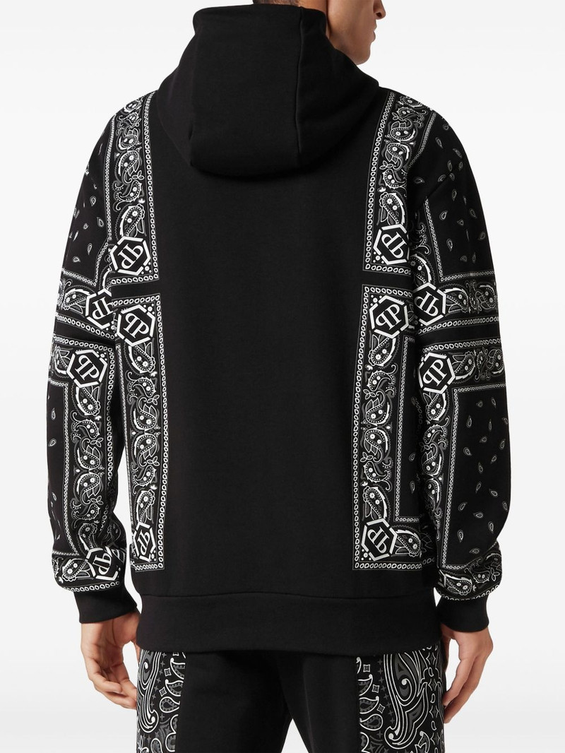 paisley-print hoodie 3