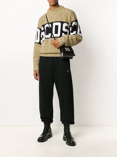 GCDS metallic logo jumper outlook