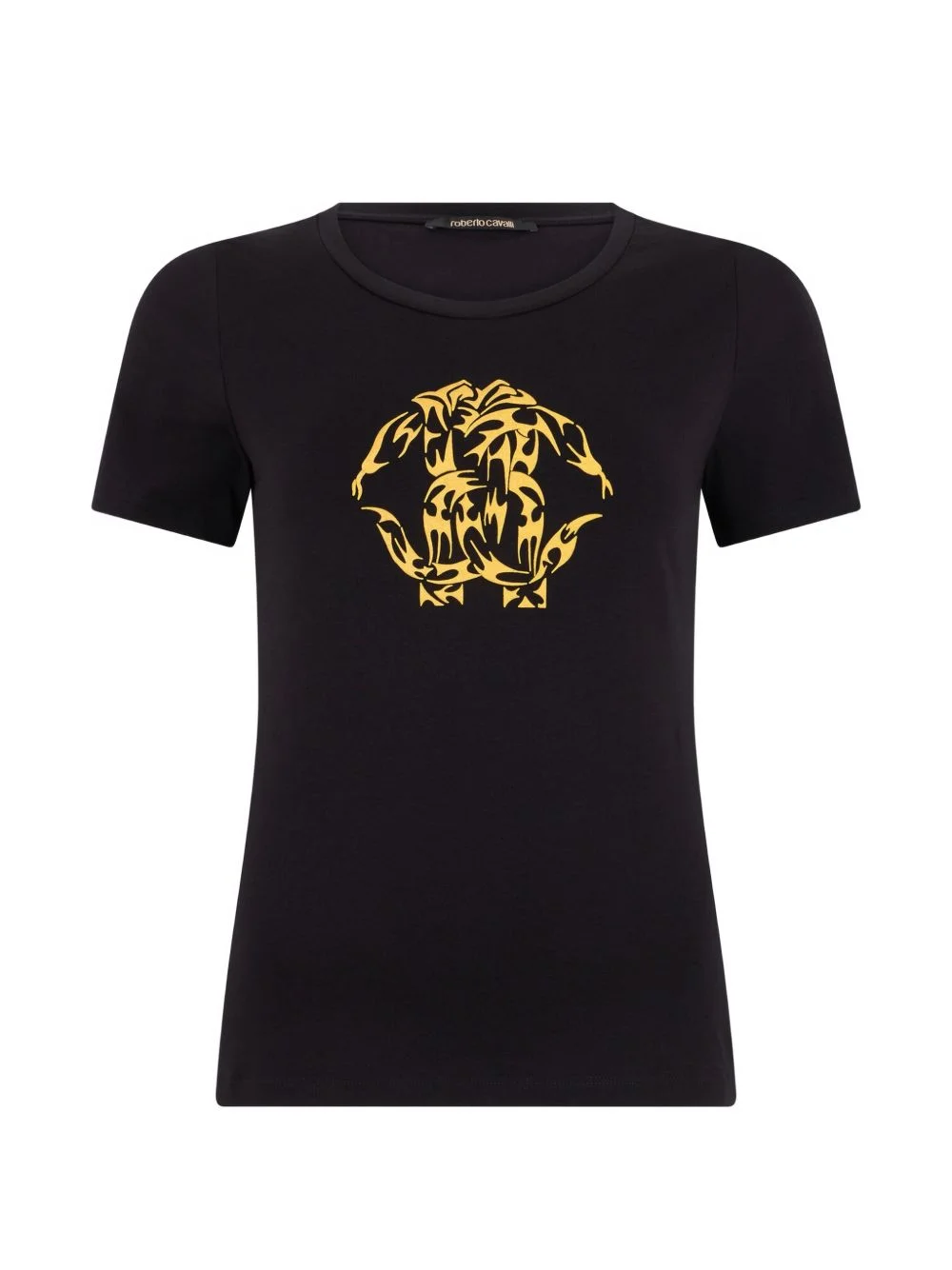 Reversable Case Roberto Cavalli logo-print short-sleeve T-shirt - TOT60AJD003 | REVERSIBLE