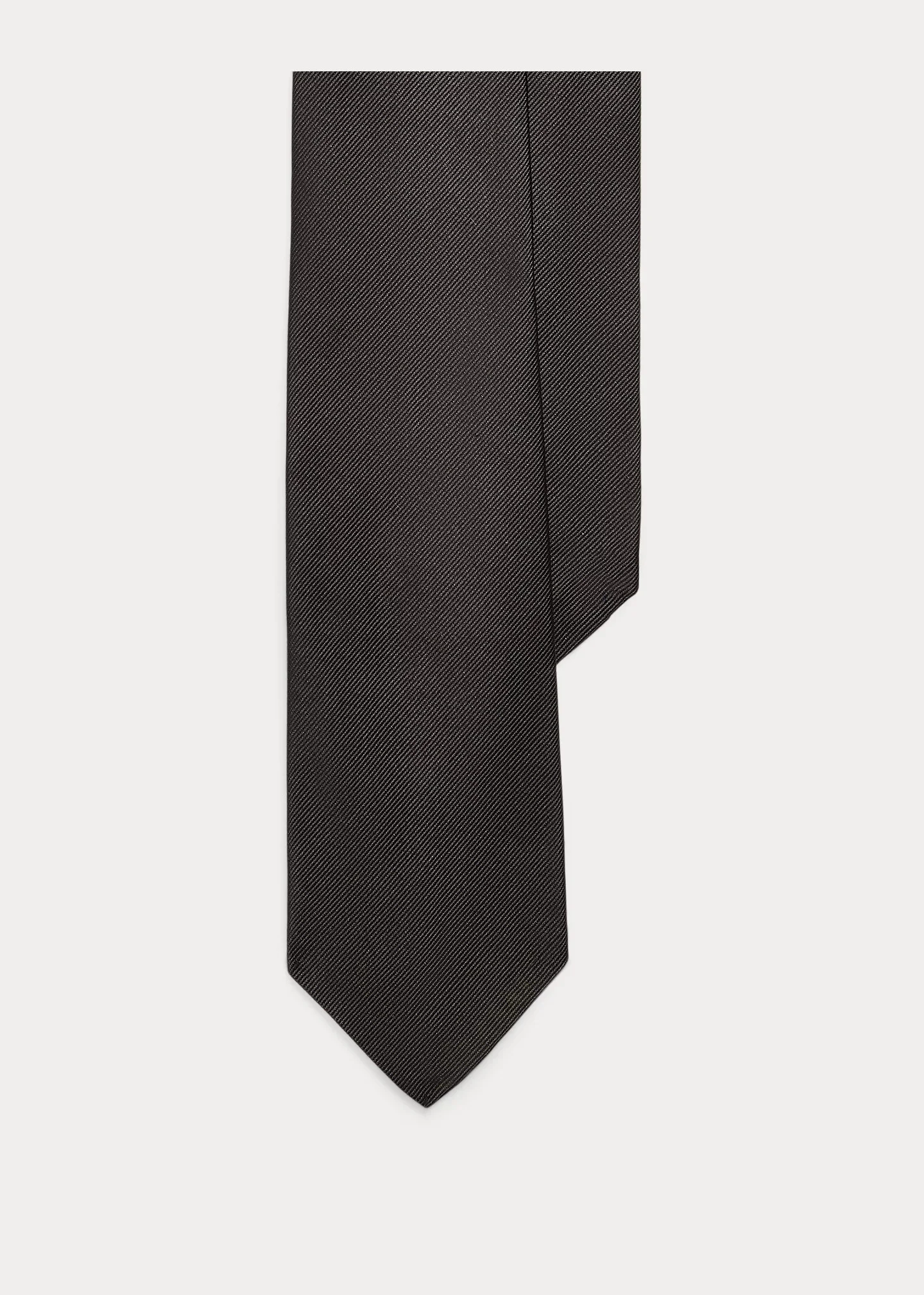 Silk Repp Narrow Tie - 1