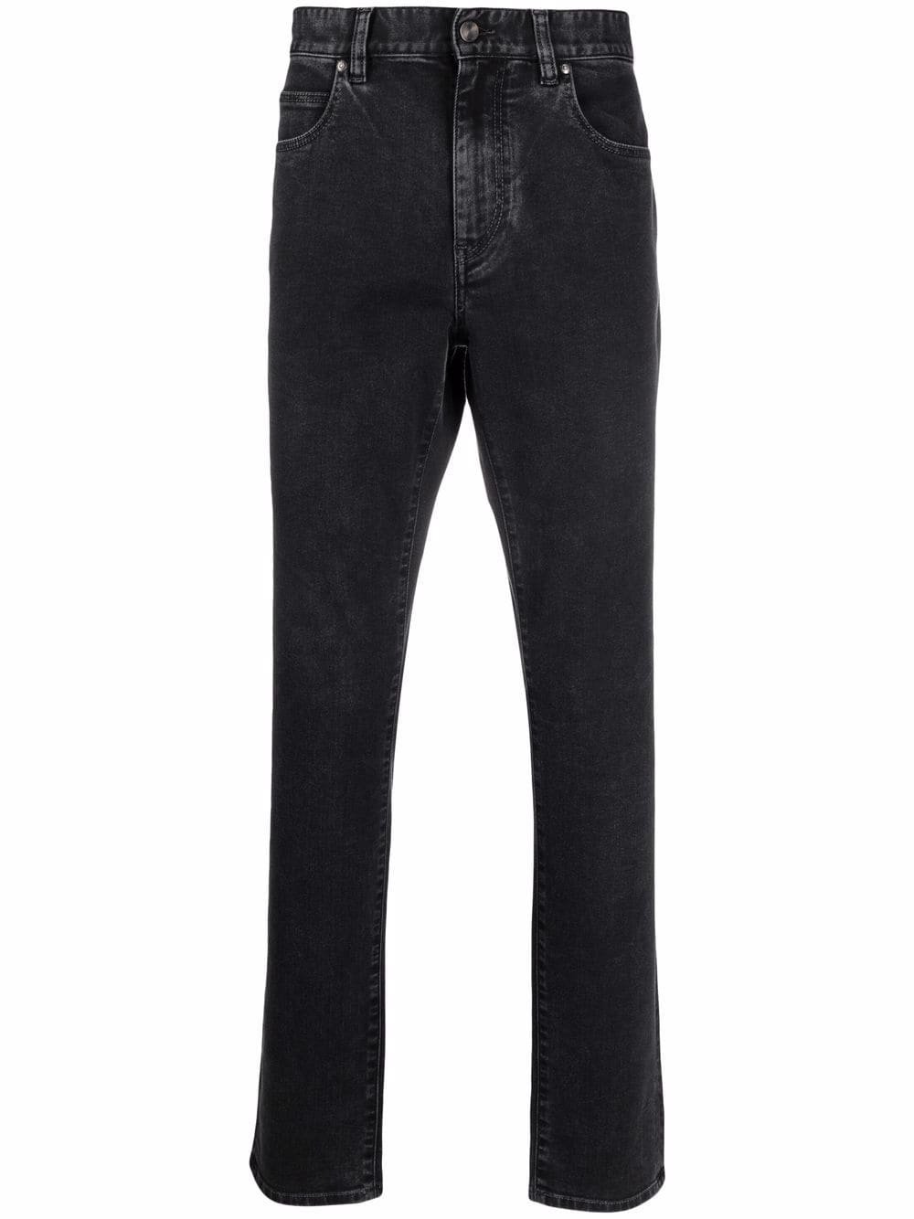 mid-rise slim-fit jeans - 1