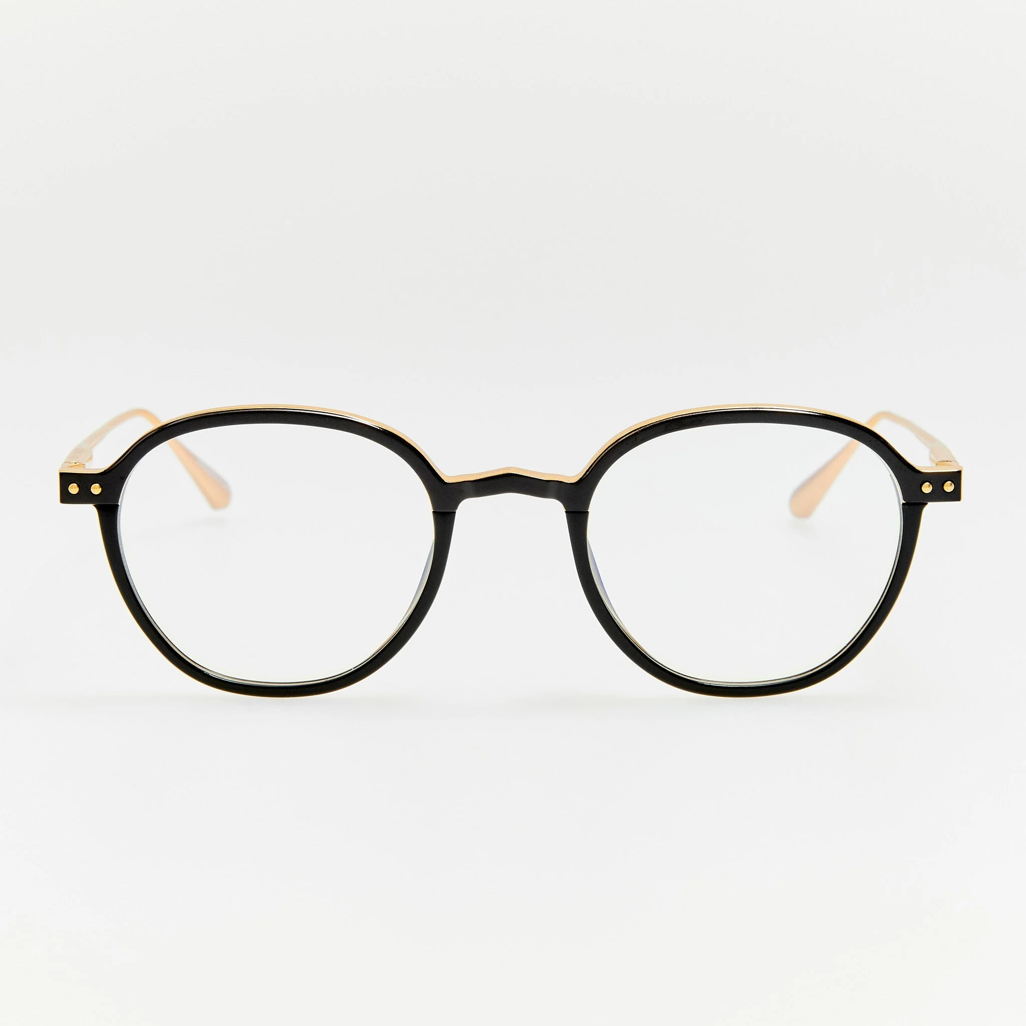 Devon Optical in 22K Gold and Black - 1