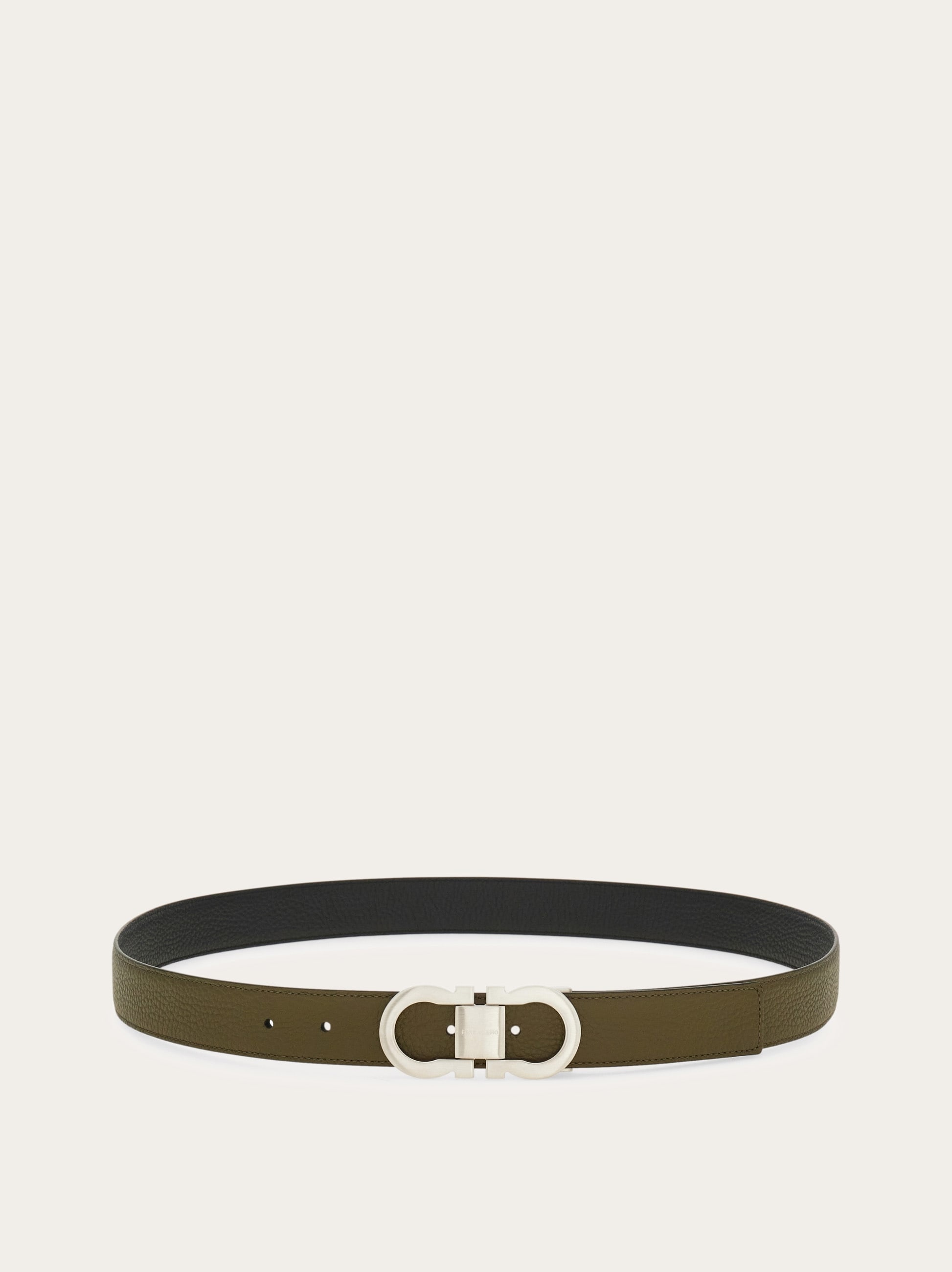 Reversible and adjustable Gancini belt - 3