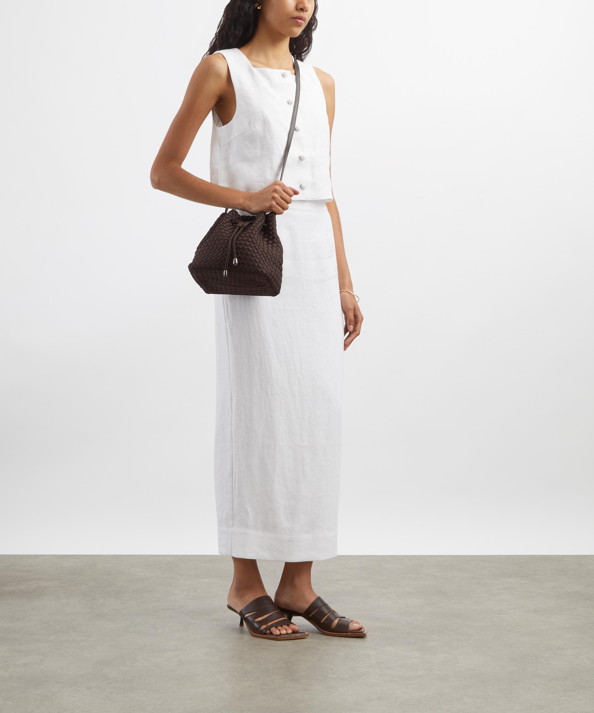 Emma Linen Pencil Skirt - 2
