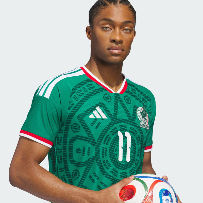 Mexico 26 Home Gimenez Authentic Jersey 5