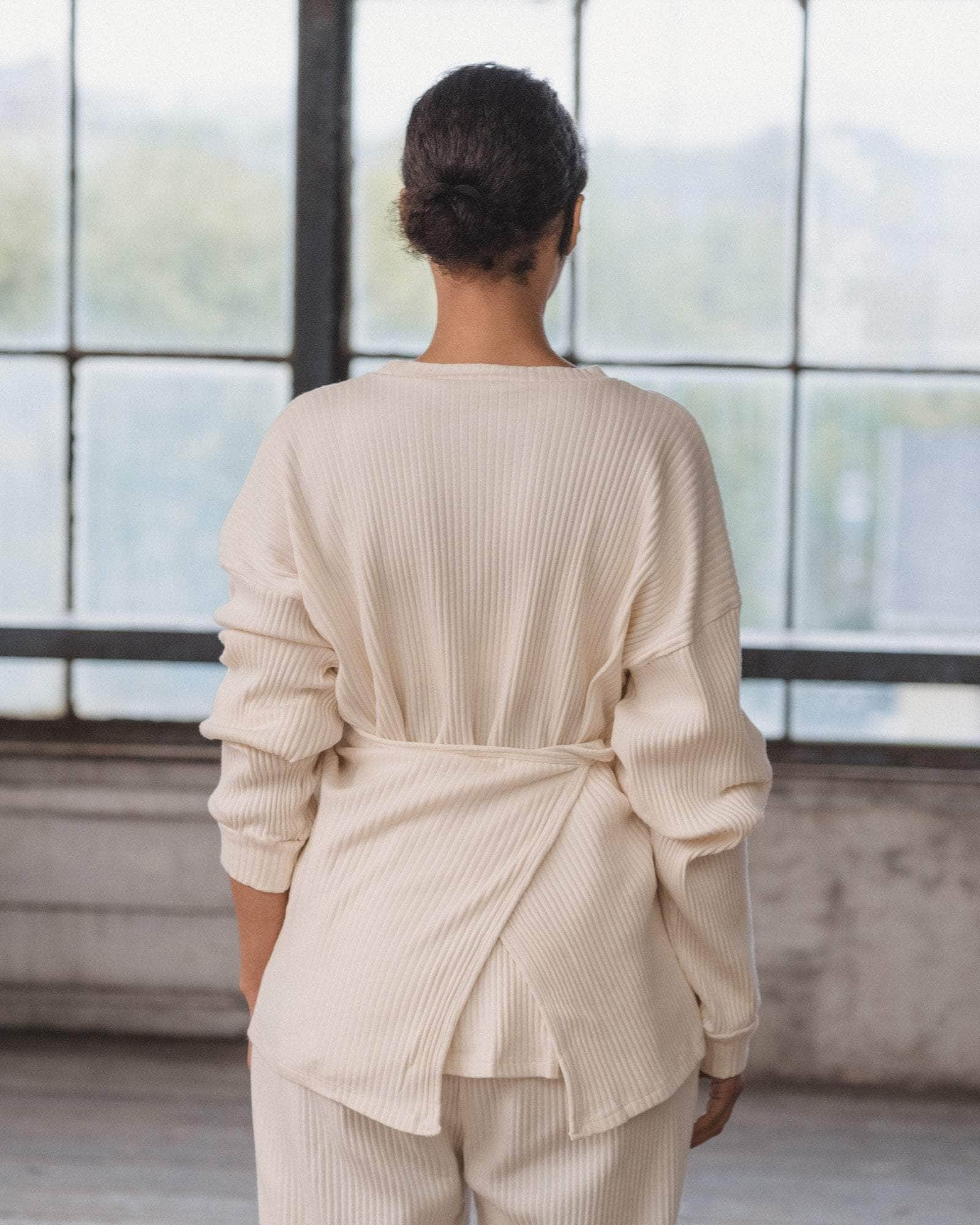 Shaw Long Sleeve - Organic Cotton Fleece - 3