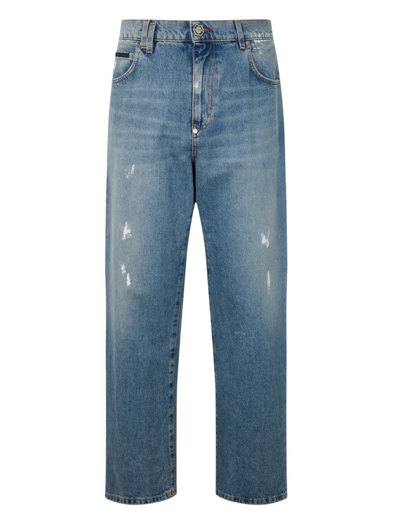 distressed-detail jeans 1