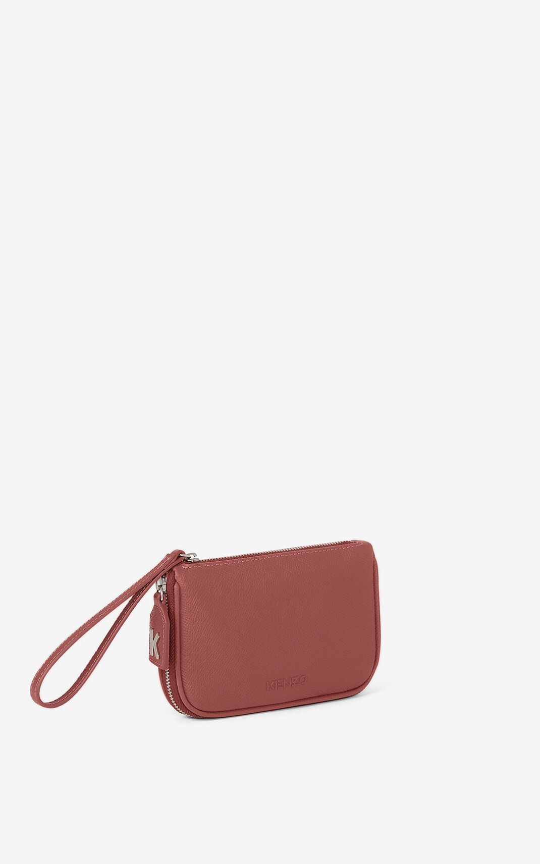 KENZO Kompact small grained leather clutch - 3