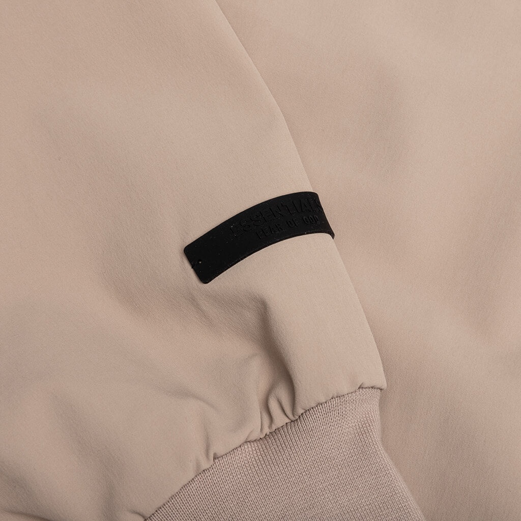 BONDED NYLON BOMBER JACKET - DESERT SAND - 3