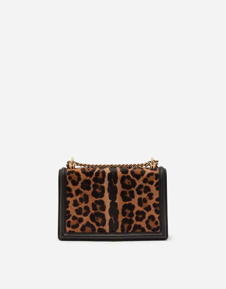 Medium Devotion bag in leopard-print pony hair - 3