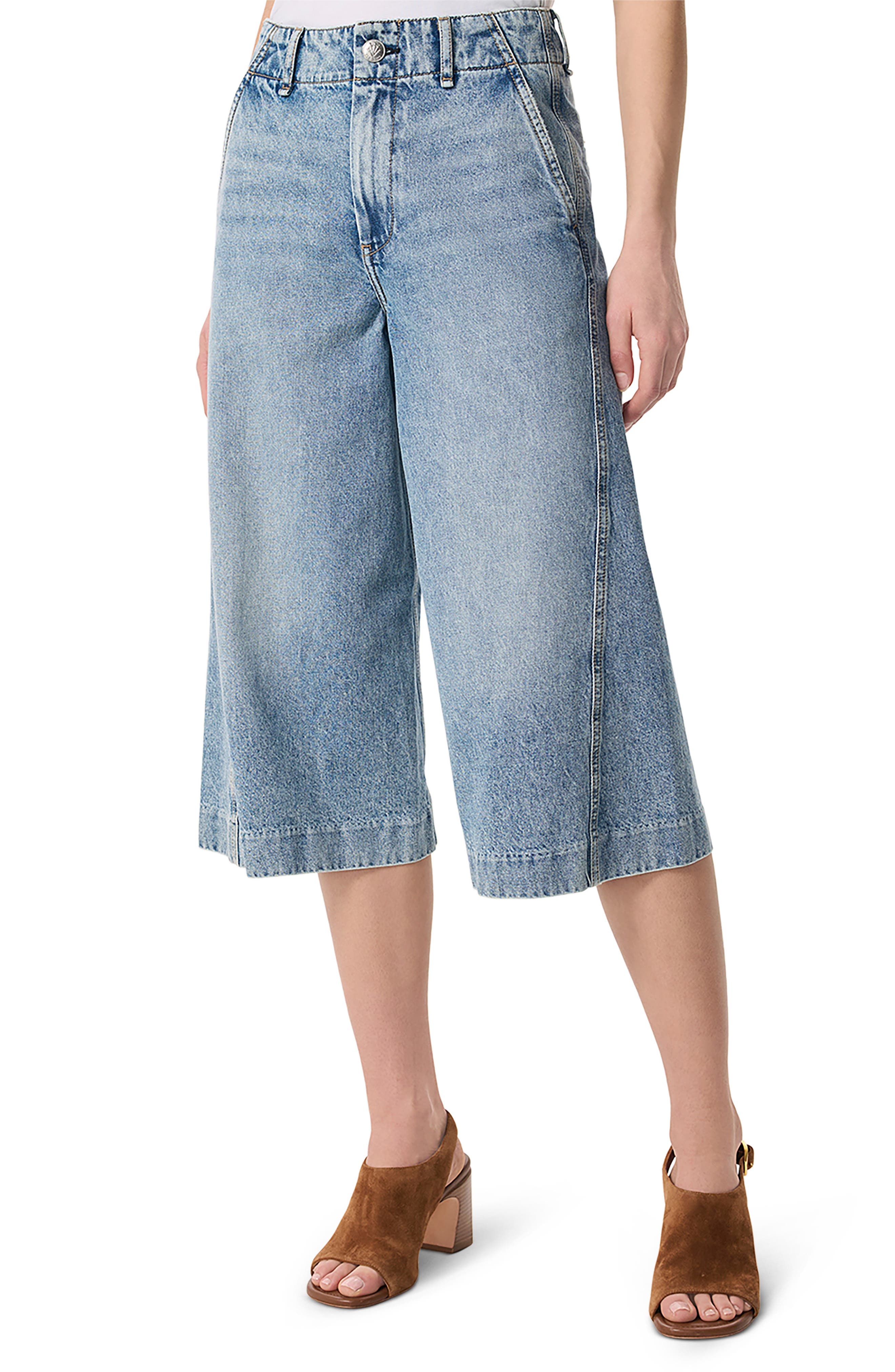rag & bone Jamie Culotte Jeans in Pacific at Nordstrom - 1