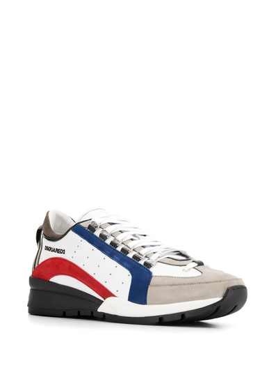 DSQUARED2 contrast panel logo sneakers outlook